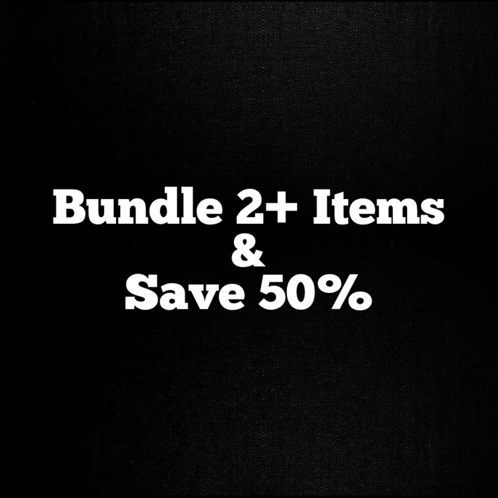 BUNDLE 2+ ITEMS FROM MY CLOSET AND SAVE 50%